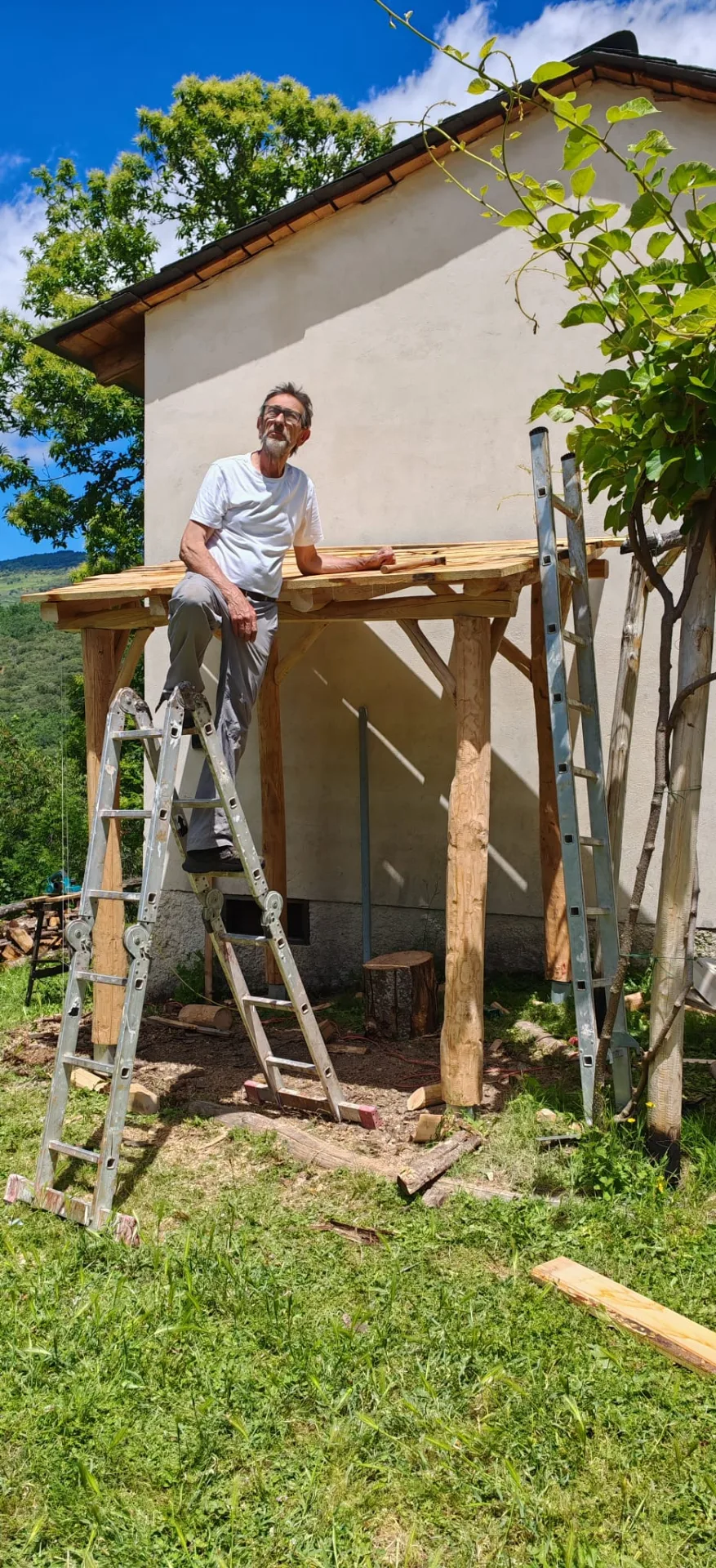 Manuel, anfitrião de A Carbiña na Serra do Courel